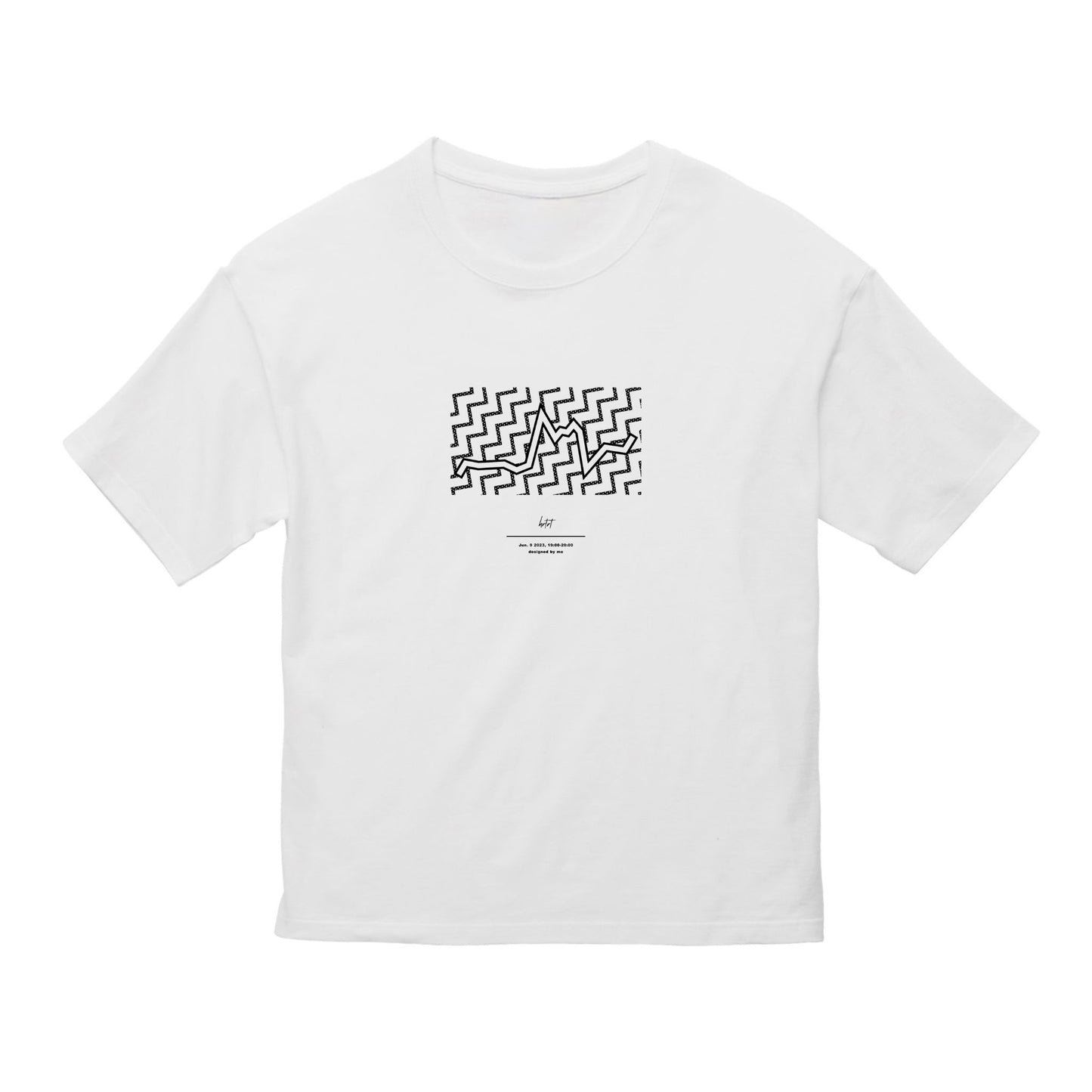 Tシャツ「chevron pattern (シェブロンパターン) 」