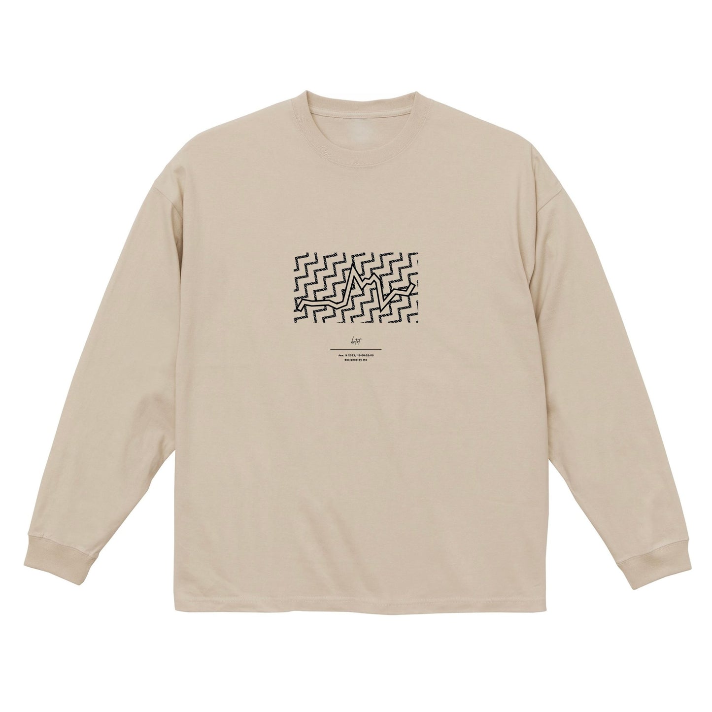 ロングスリーブT「chevron pattern (シェブロンパターン)」