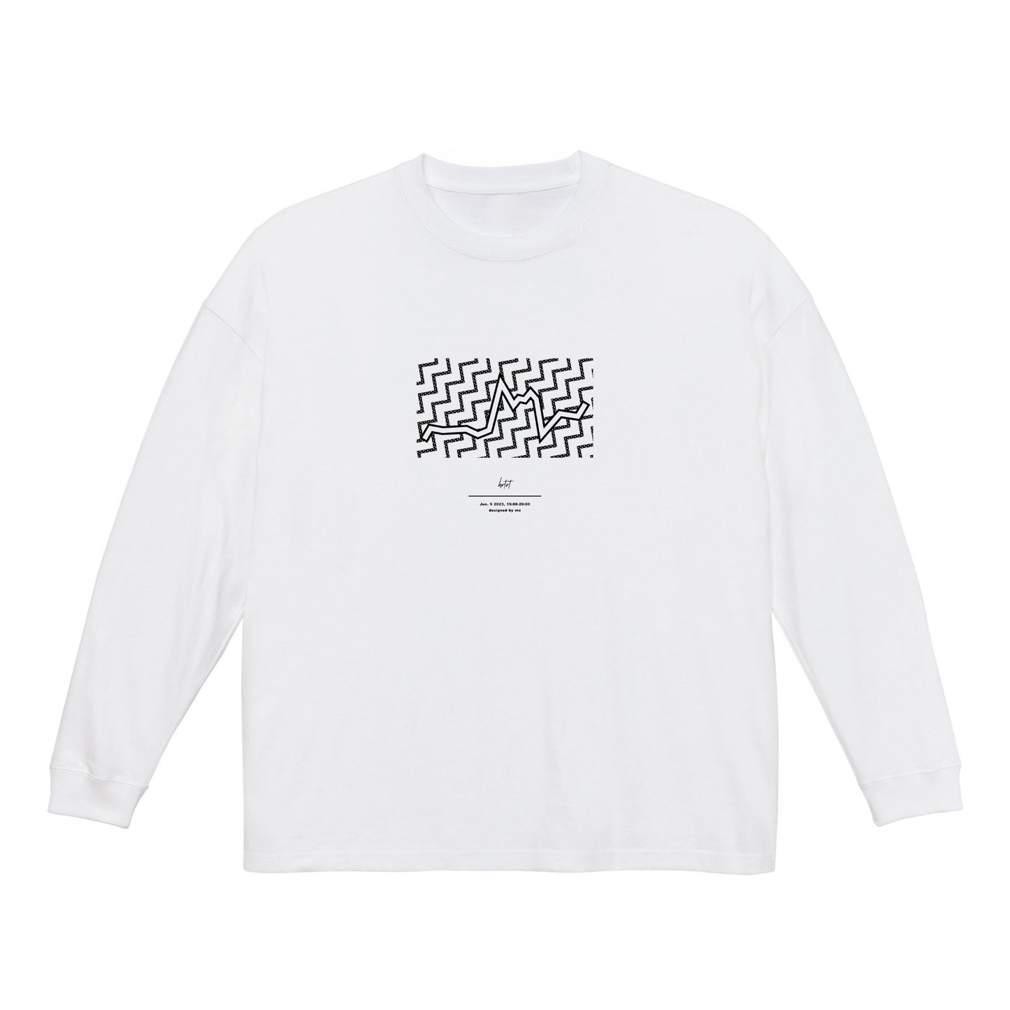ロングスリーブT「chevron pattern (シェブロンパターン)」