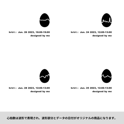 Tシャツ「quail egg」