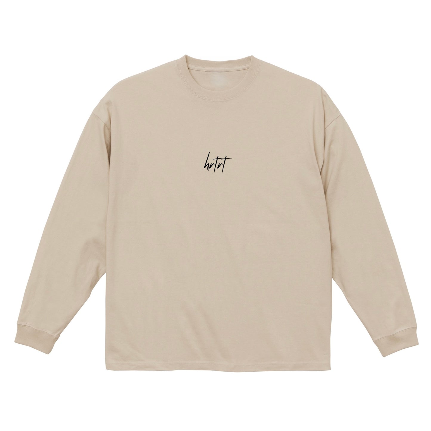 PULSE DOG longsleeveT(big) sand beige front