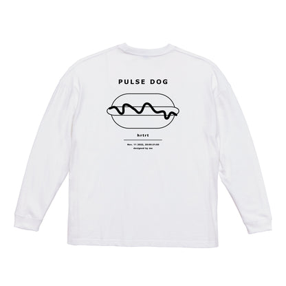 PULSE DOG longsleeveT(big) white back